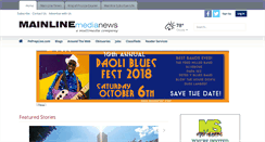 Desktop Screenshot of mainlinemedianews.com