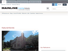 Tablet Screenshot of mainlinemedianews.com